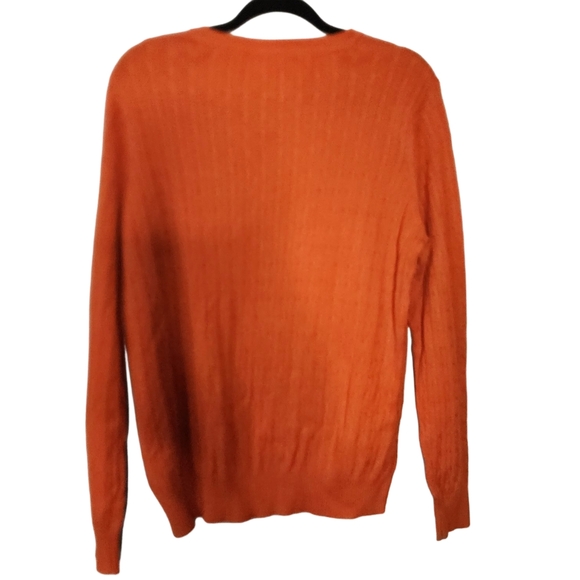 KIM ROGERS orange sweater new with tags XL - Picture 3 of 7